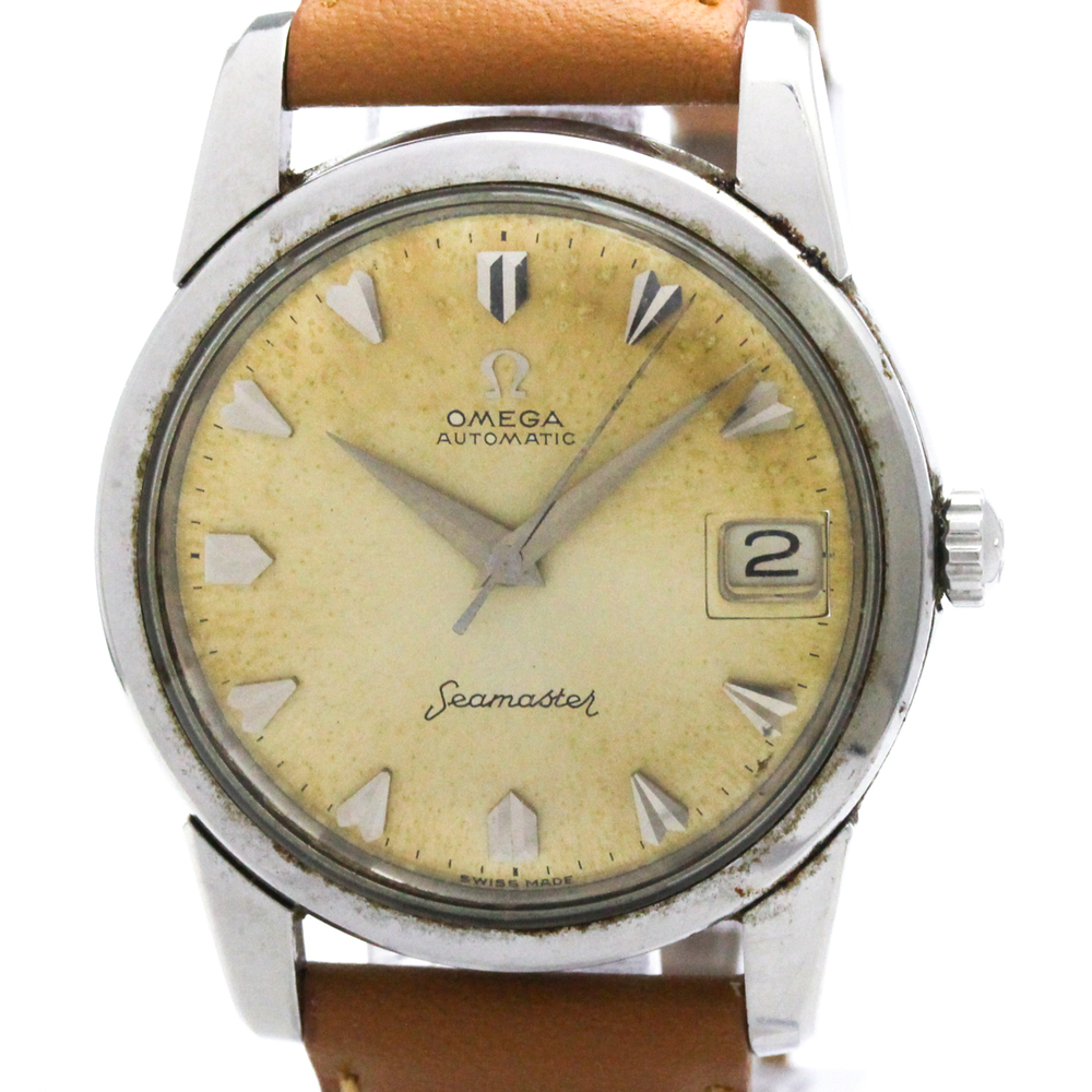 OMEGA Seamaster Date Cal 562 Steel Automatic Mens Watch 166.009 Vintage